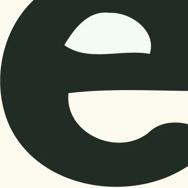 The same detail of the SVG, low-resolution jpg wordmark, zoomed 8 times: edges stay sharp