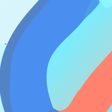 The same detail of the SVG, paint palette icon, zoomed 8 times: edges stay sharp