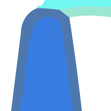 The same detail of the SVG, stopwatch icon with sparkles, zoomed 8 times: edges stay sharp